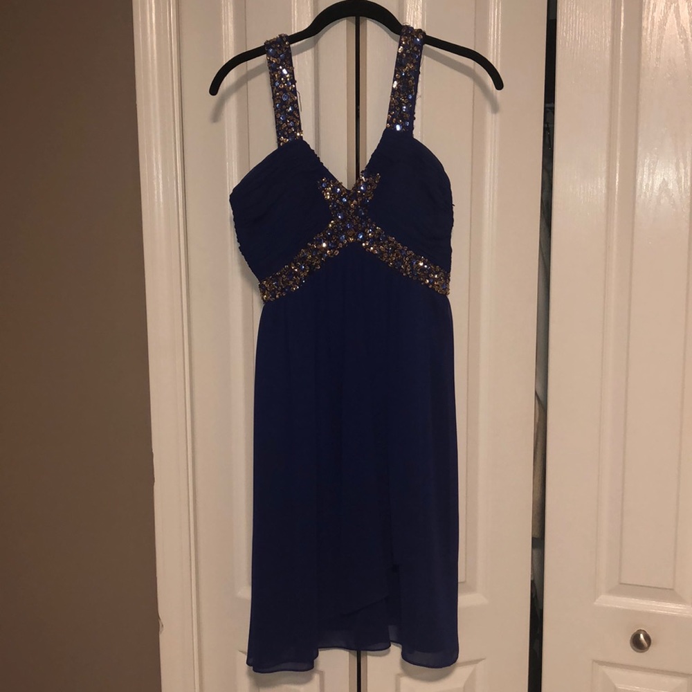 Dark blue prom/homecoming dress!